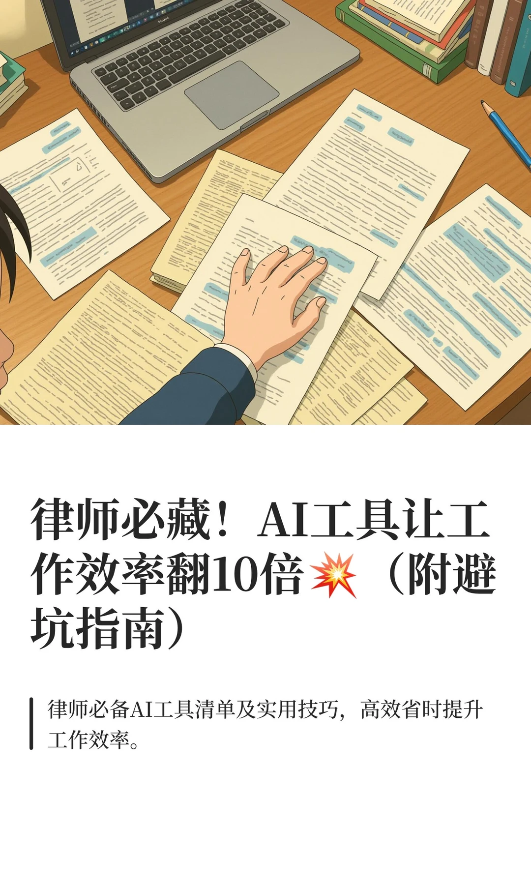律师必藏！AI工具让工作效率翻10倍💥（附