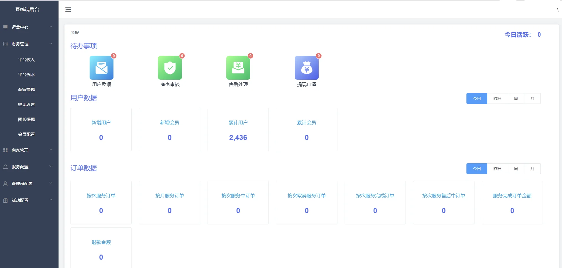 家政保洁小程序