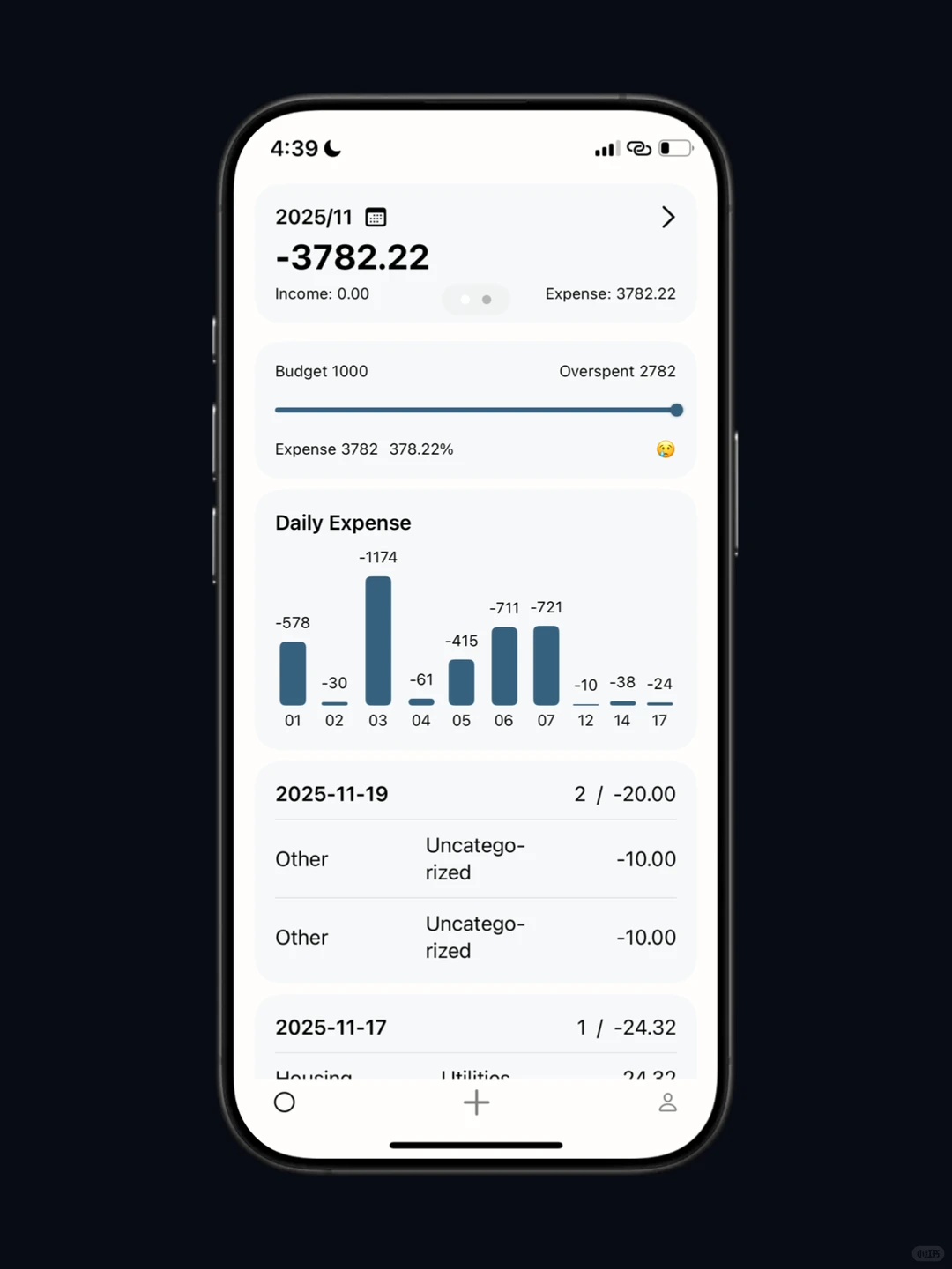 ADHD给自己做的消费感知工具