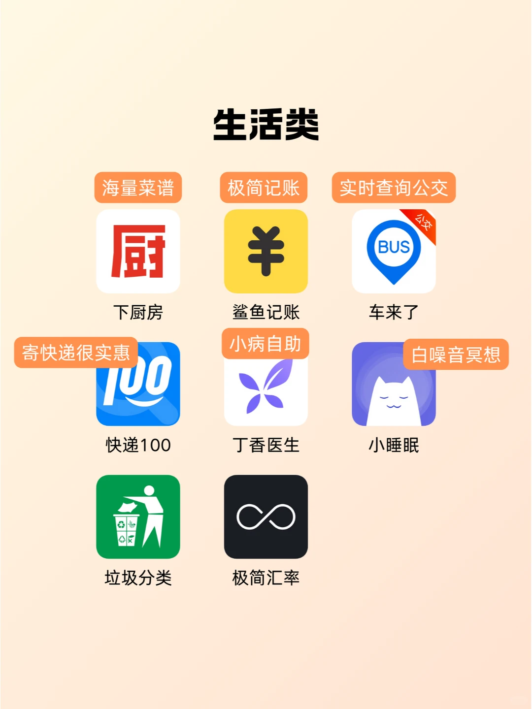 超实用❗没内存也能用的30个小程序，码住