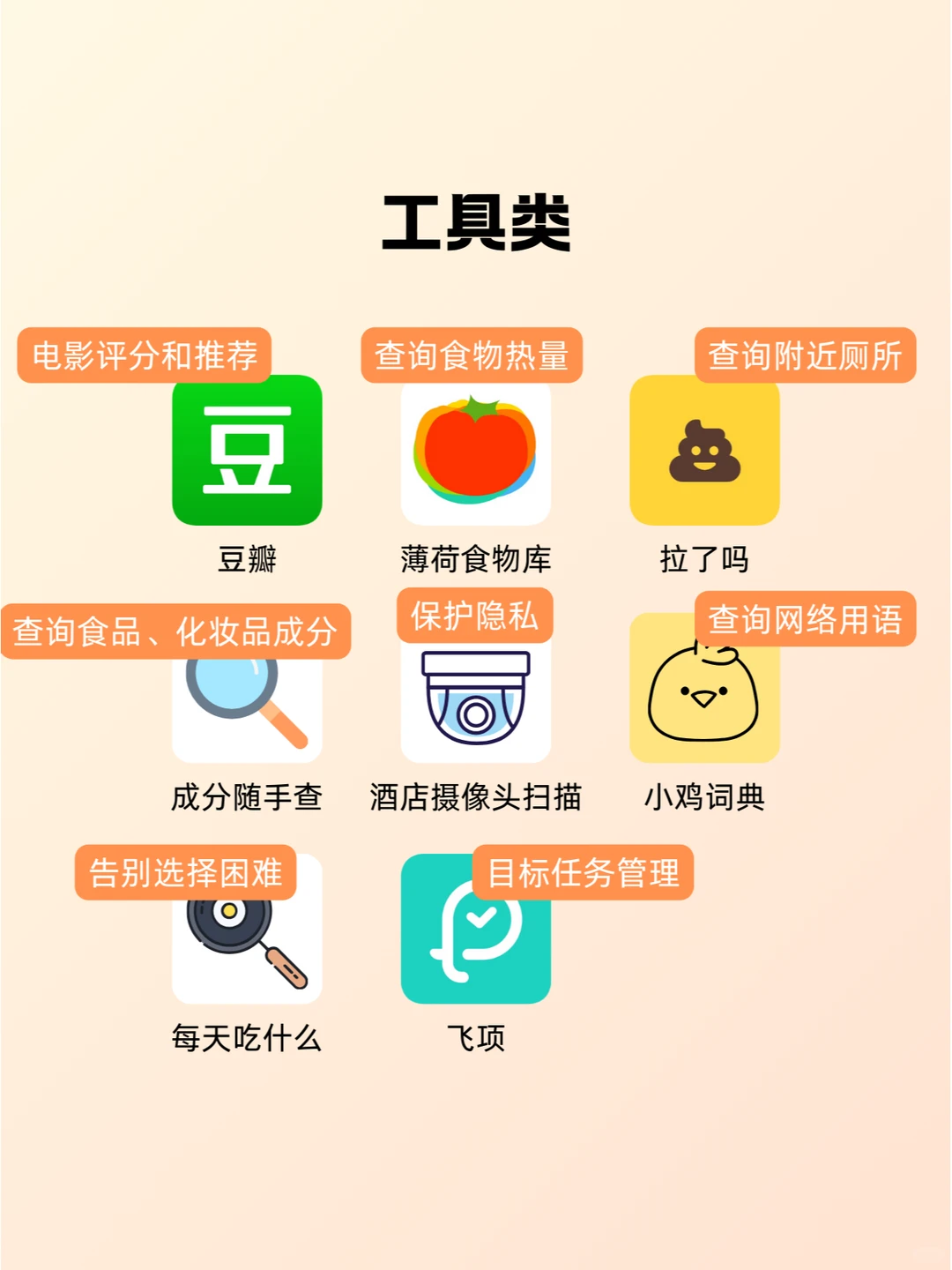 超实用❗没内存也能用的30个小程序，码住