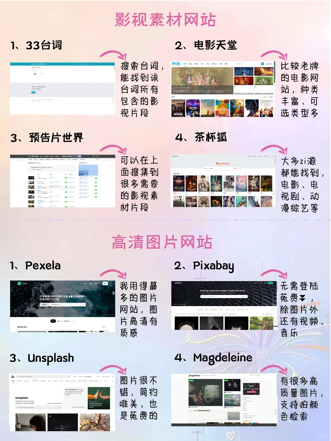 新手博主学剪辑，请疯狂看这些网站❗
