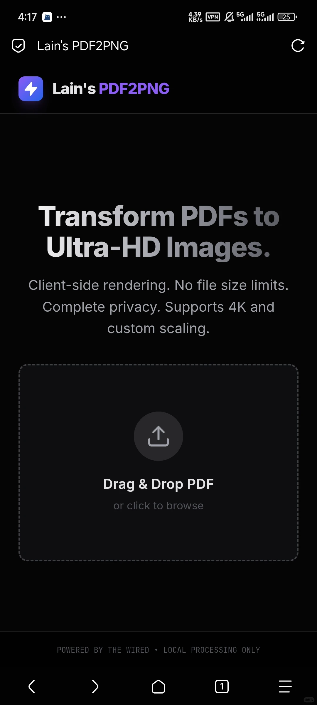 速通PDF转图片网站