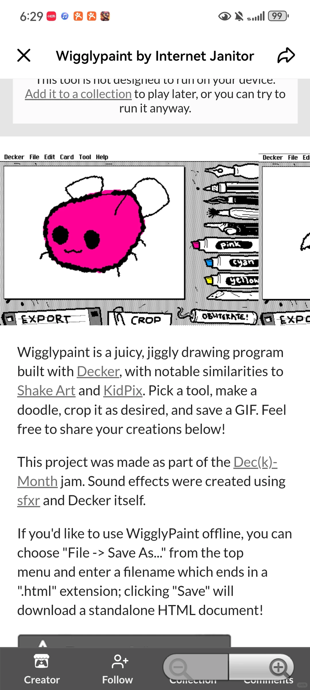 终于找到这个Wiggy paint网站了。