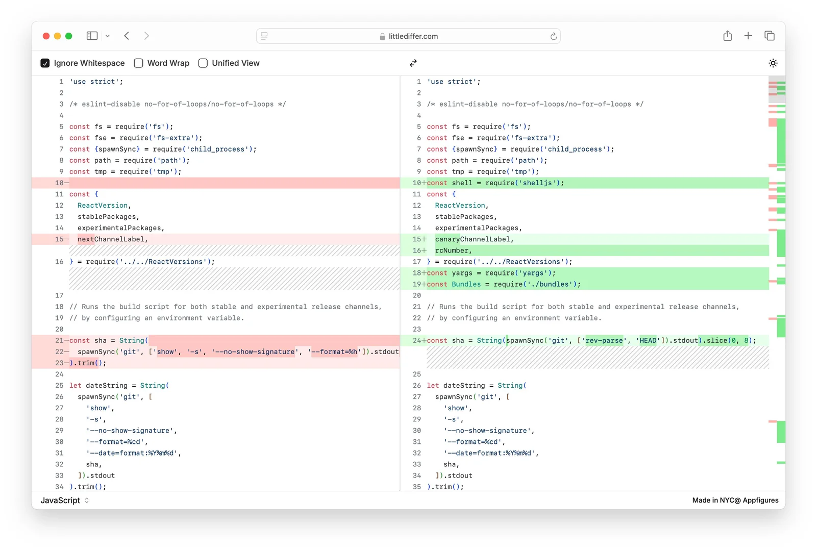 免费且没有广告的在线文档对比网站