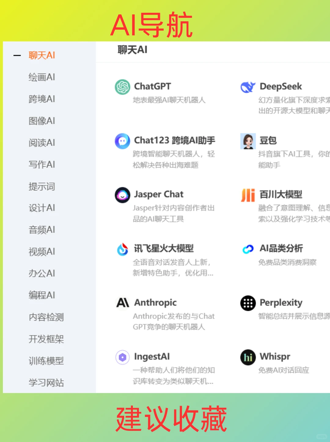 4个免费整合的AI网站