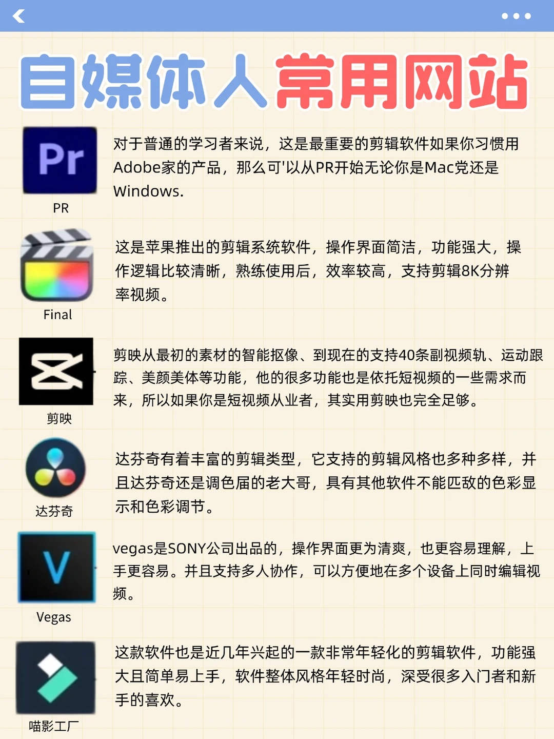 自媒体人必备|常用网站赶紧收藏吧❗