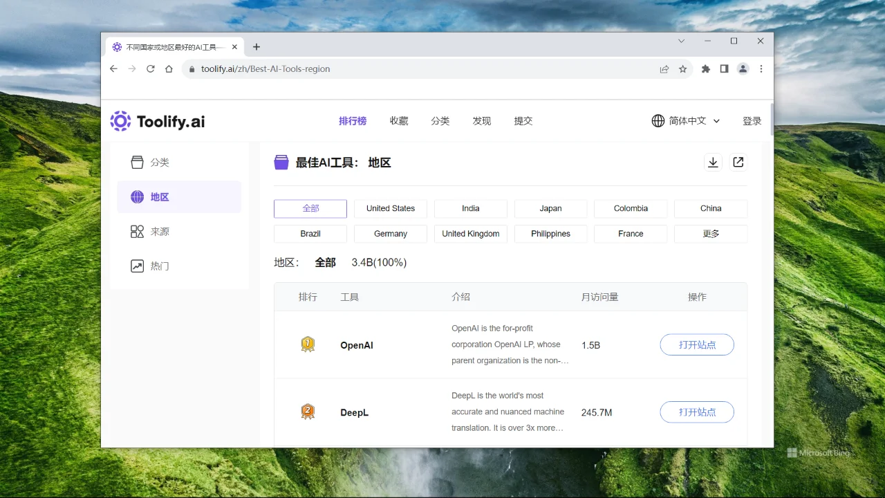 集合超过5600个AI在线工具