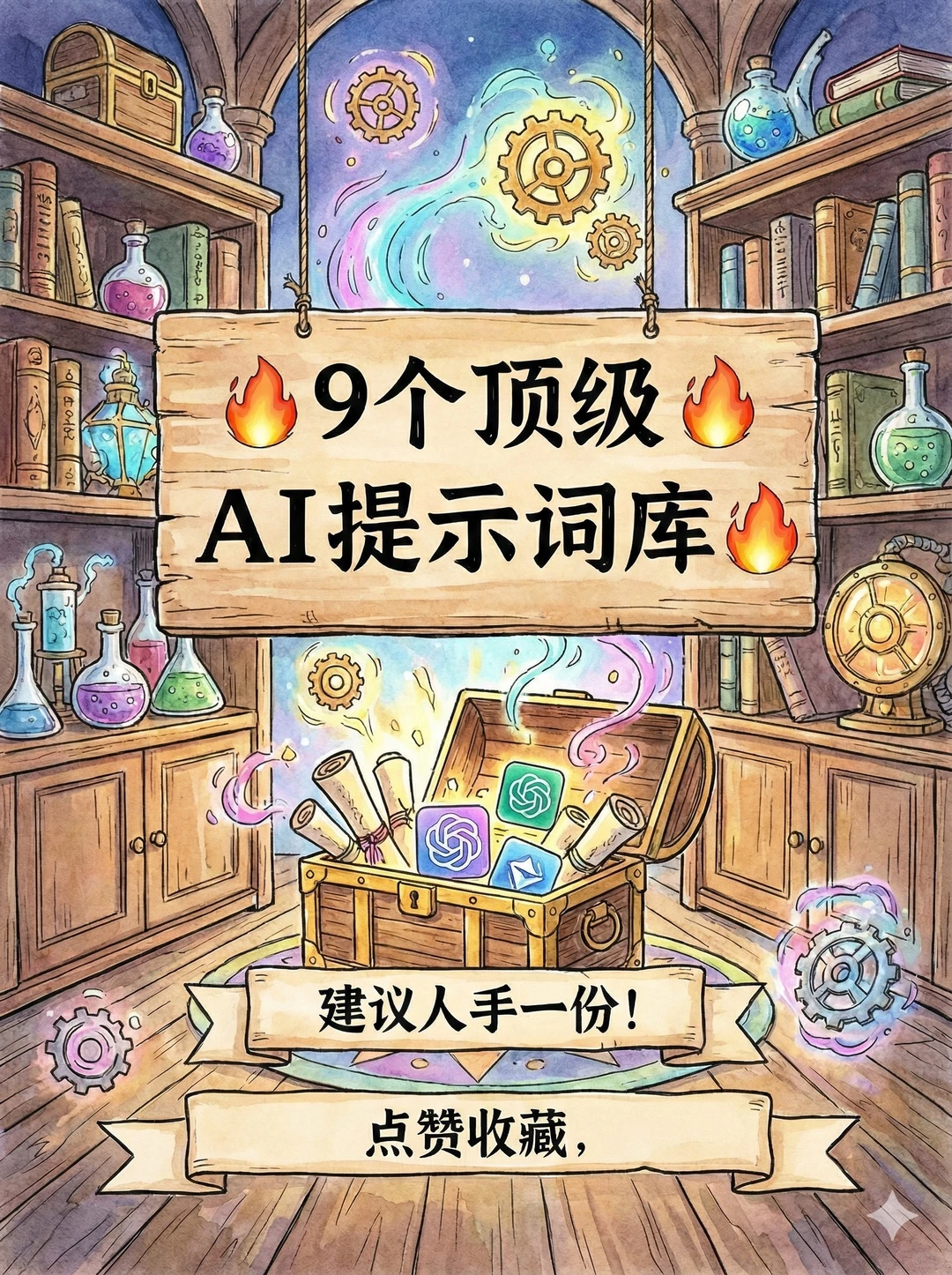 存下这9个神级网站，再也不怕写不出Prompt！