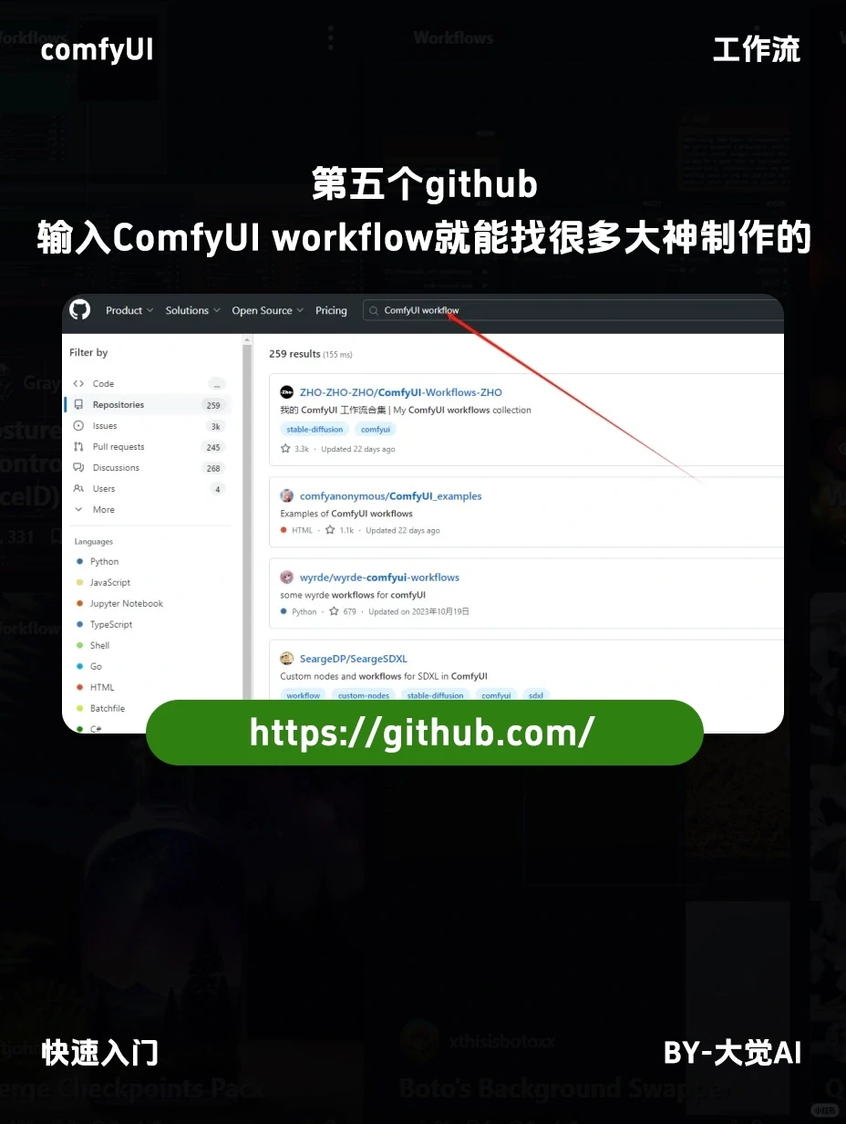 5个免费的comfyUI工作流网站新手小白必备！