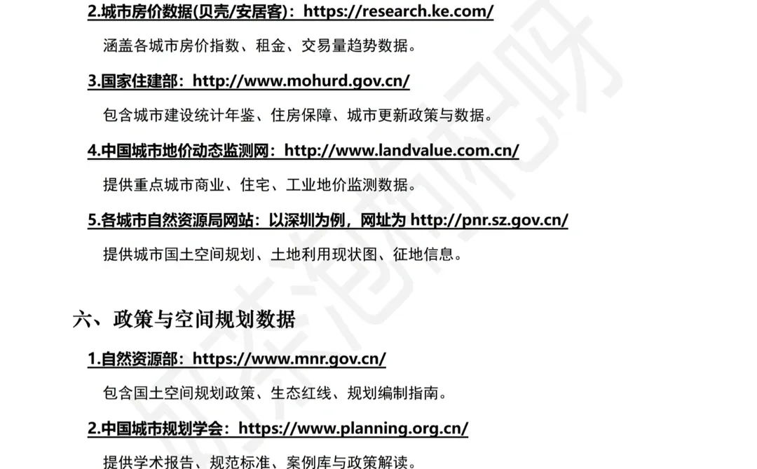 城乡规划专业必须要知道的数据查询网站‼️