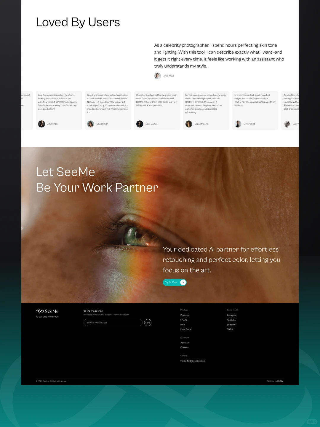 高端网站建设案例 | SeeMe