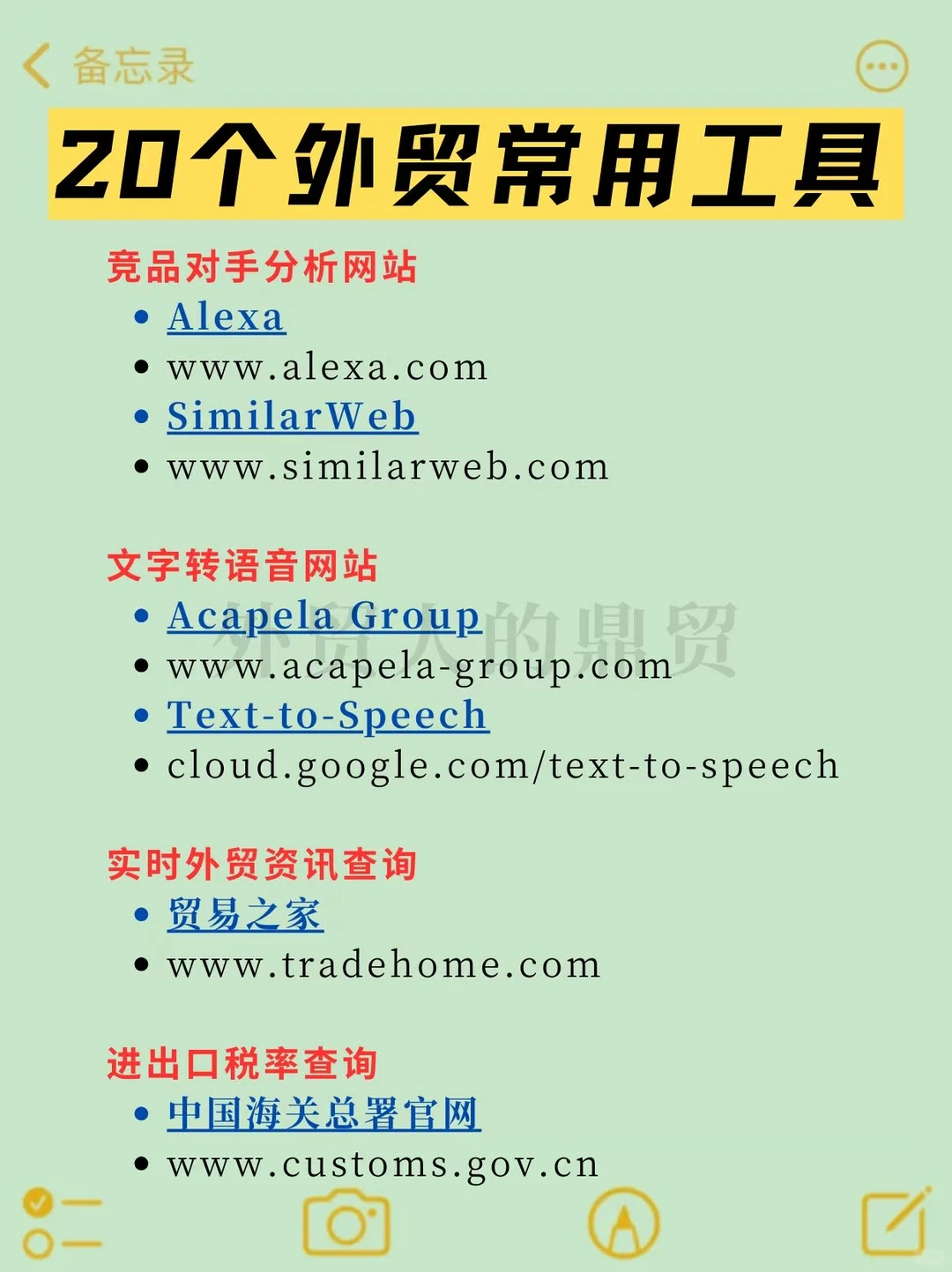 🔥外贸人都在用的工具网站