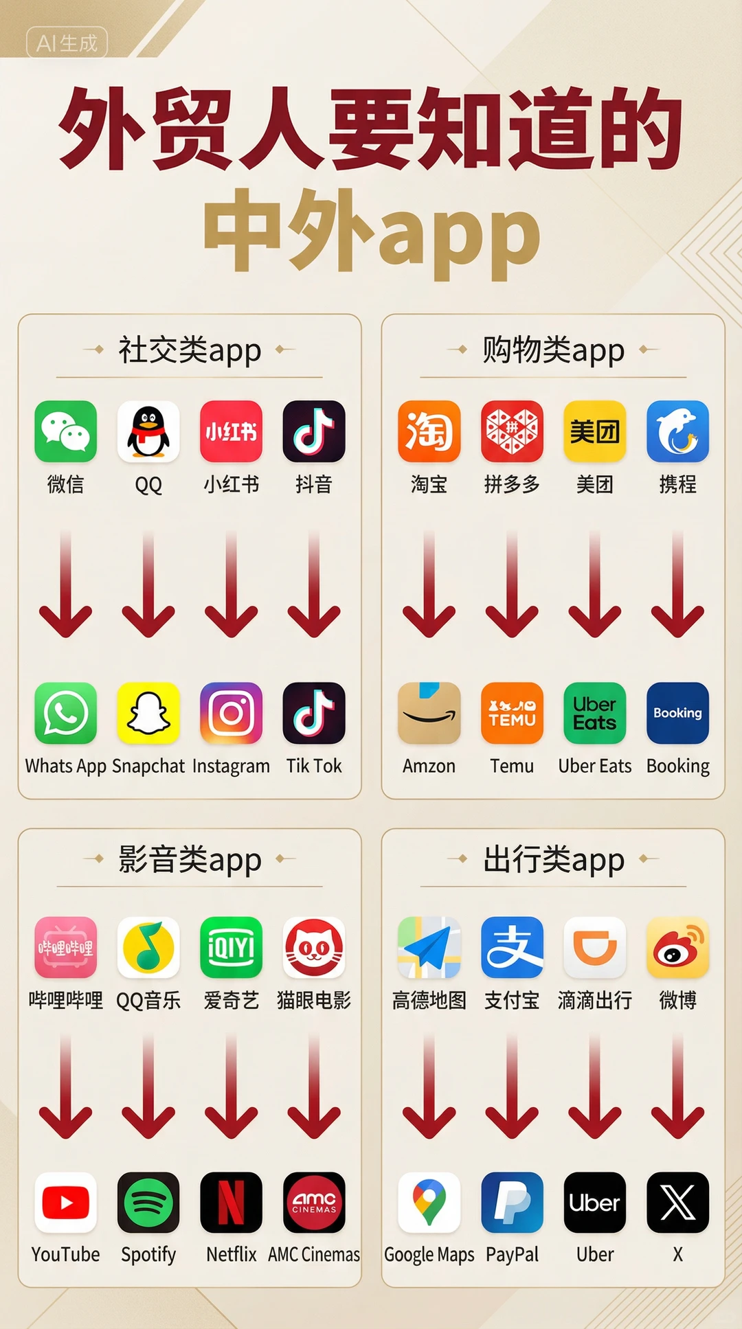 外贸人要知道的中外app