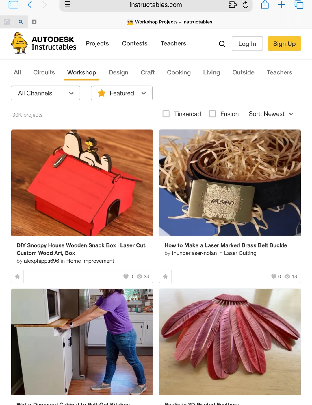 发现了一个DIY制作创意分享的网站