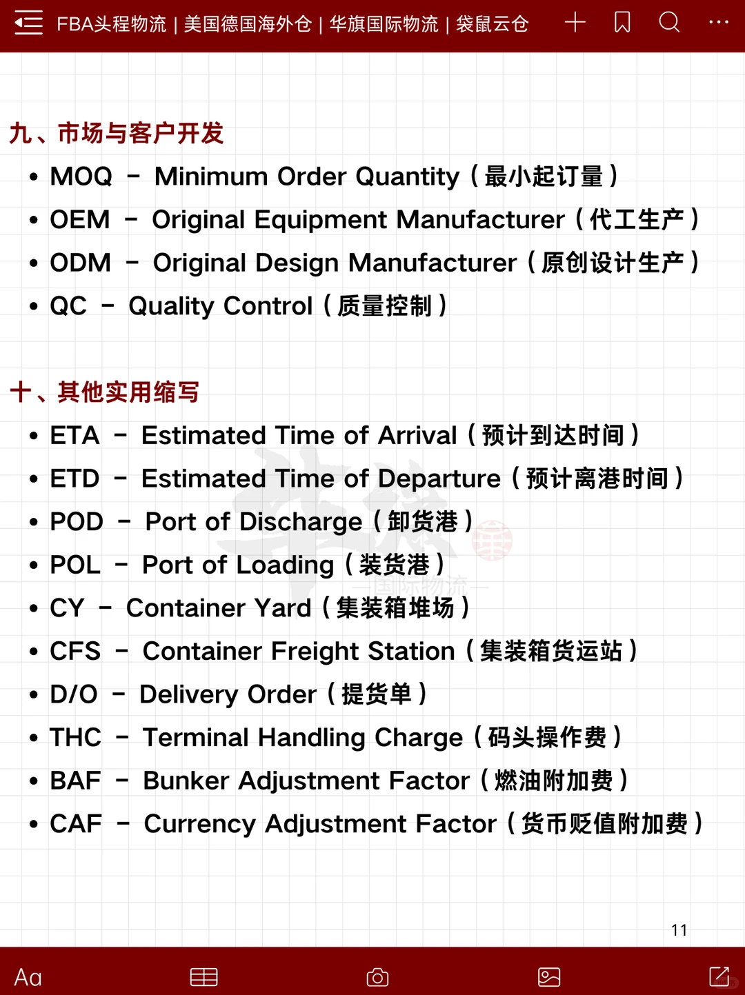 外贸人必备宝藏APP！外贸术语120条