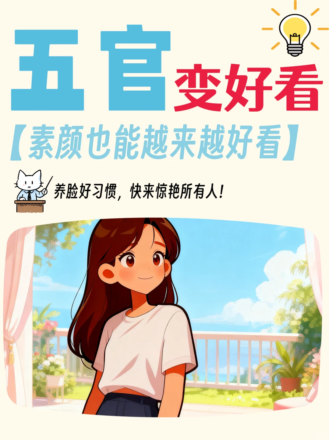 素颜美女养成记！