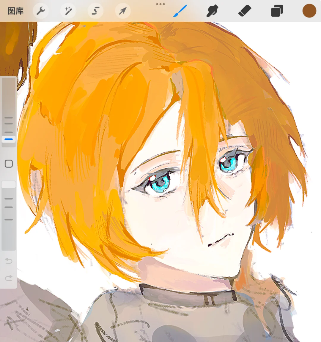 美脸吓我一大跳