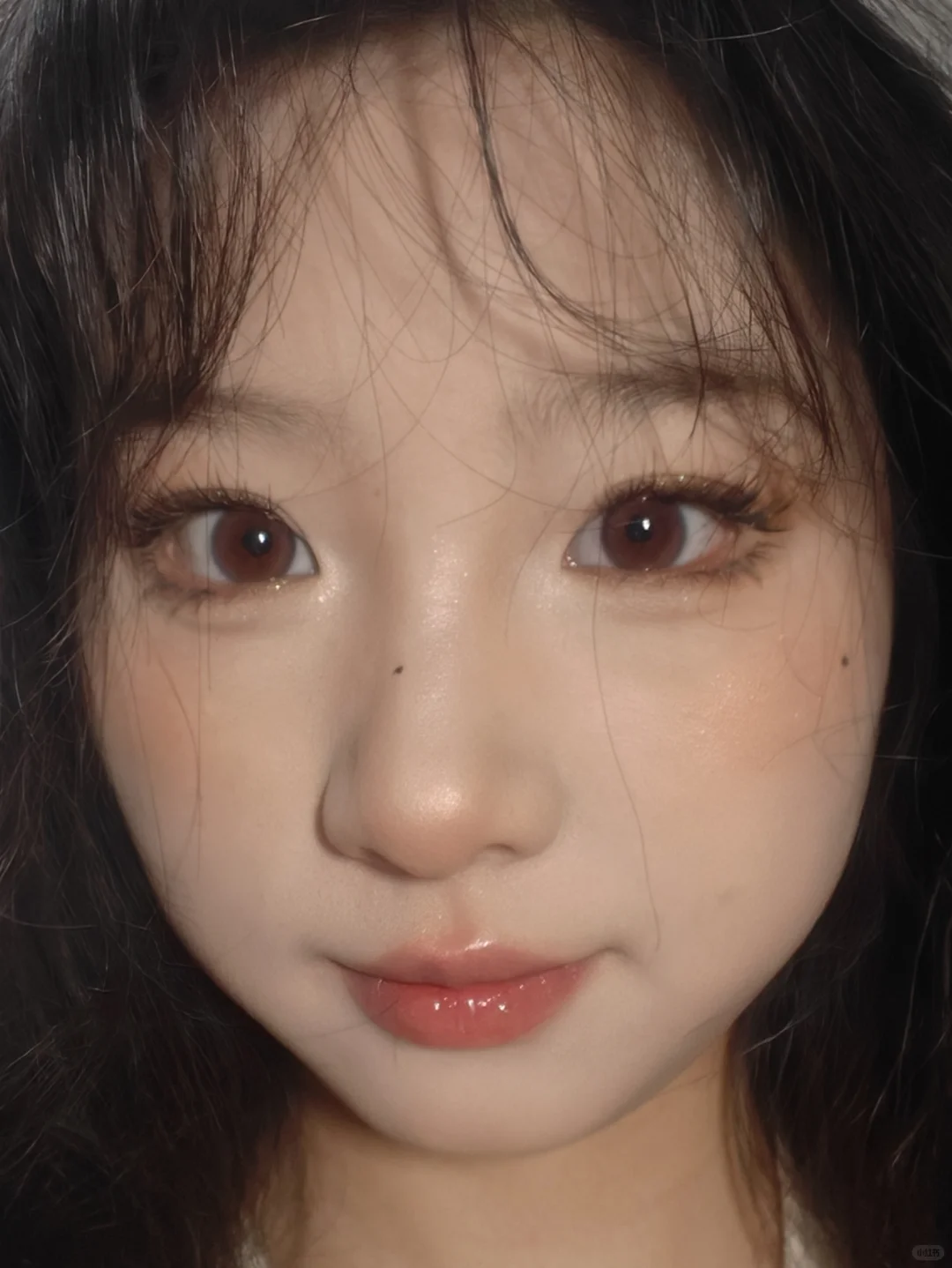 方圆脸可爱风姐妹给我化这个！