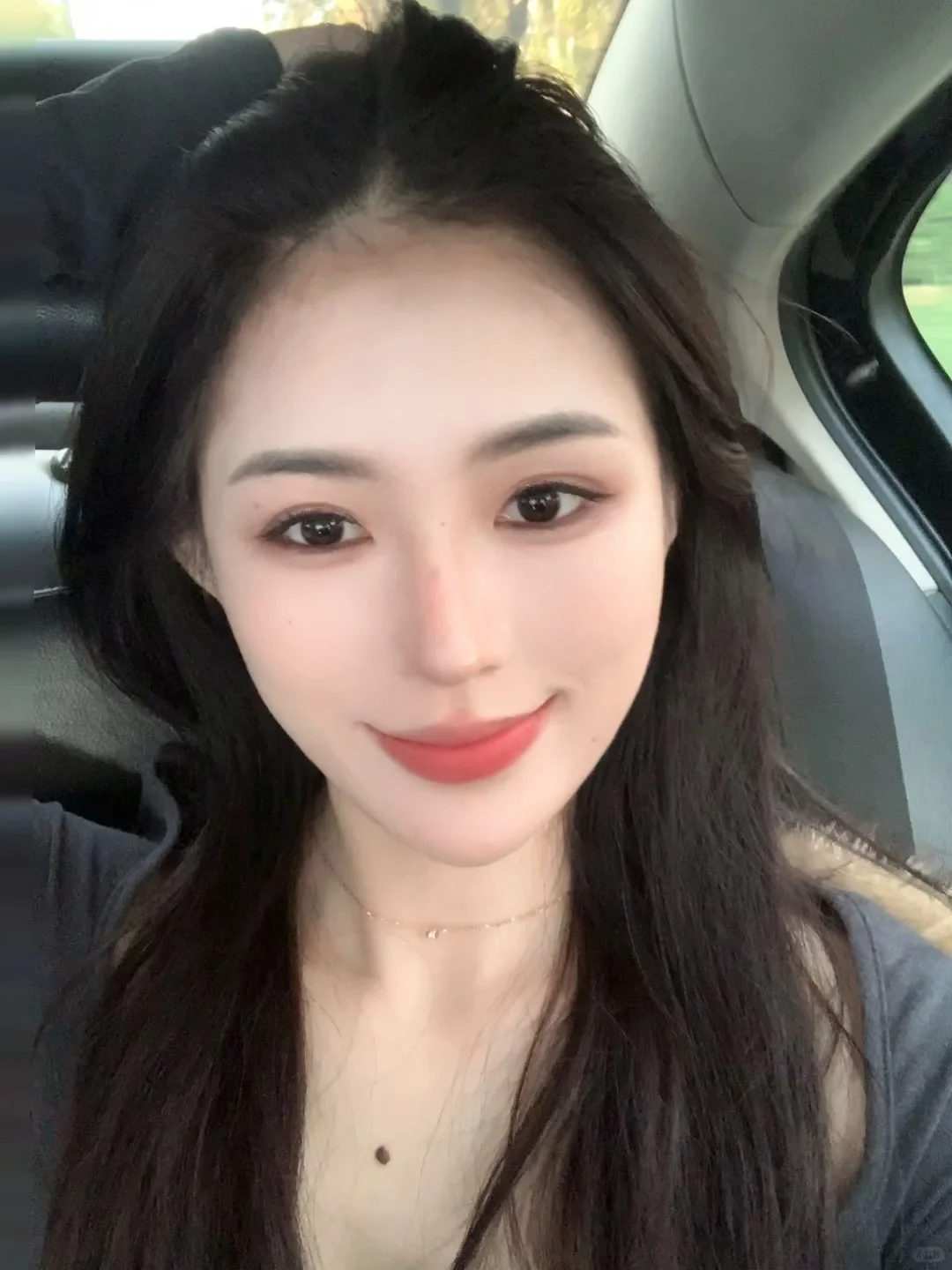 化了一个很满意的妆