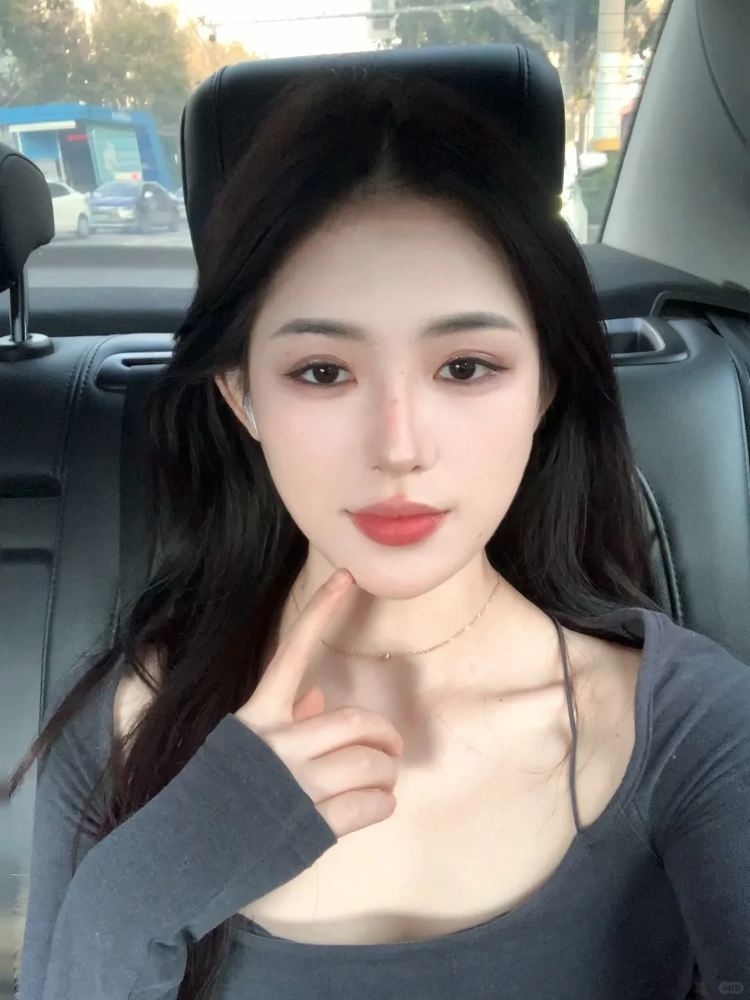 化了一个很满意的妆