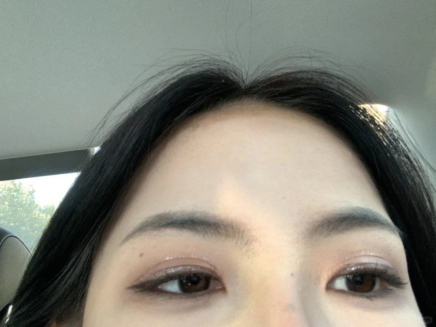 化了一个很满意的妆