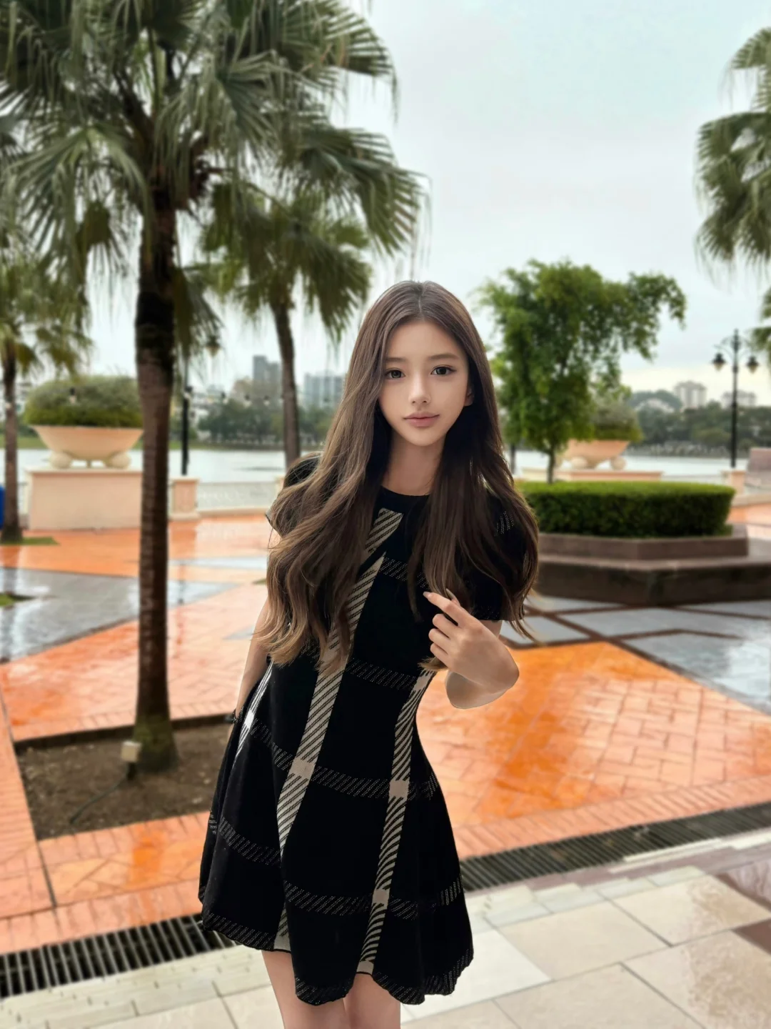 微调后淡妆就够啦