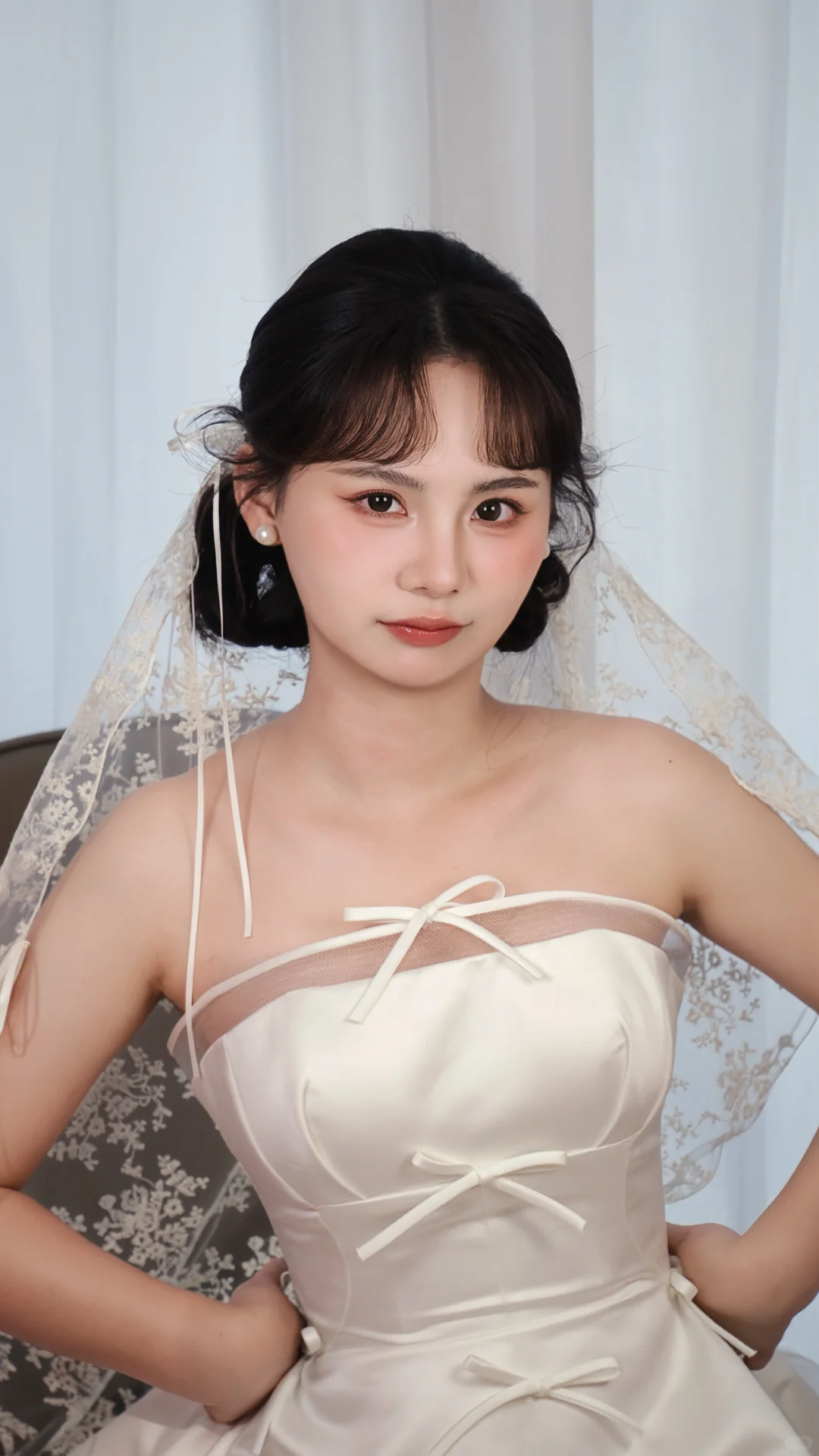 素颜和氛围感妆容的差别！