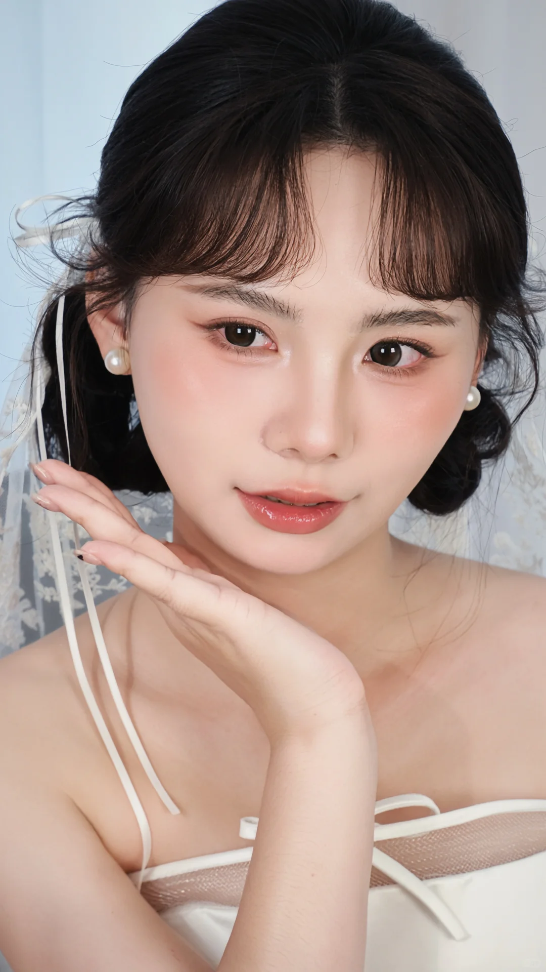 素颜和氛围感妆容的差别！