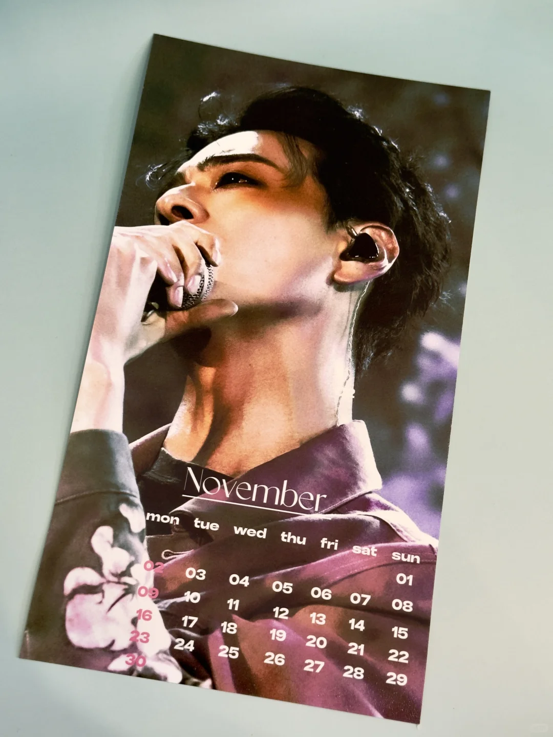 把今年拍的我担做成了日历卡…