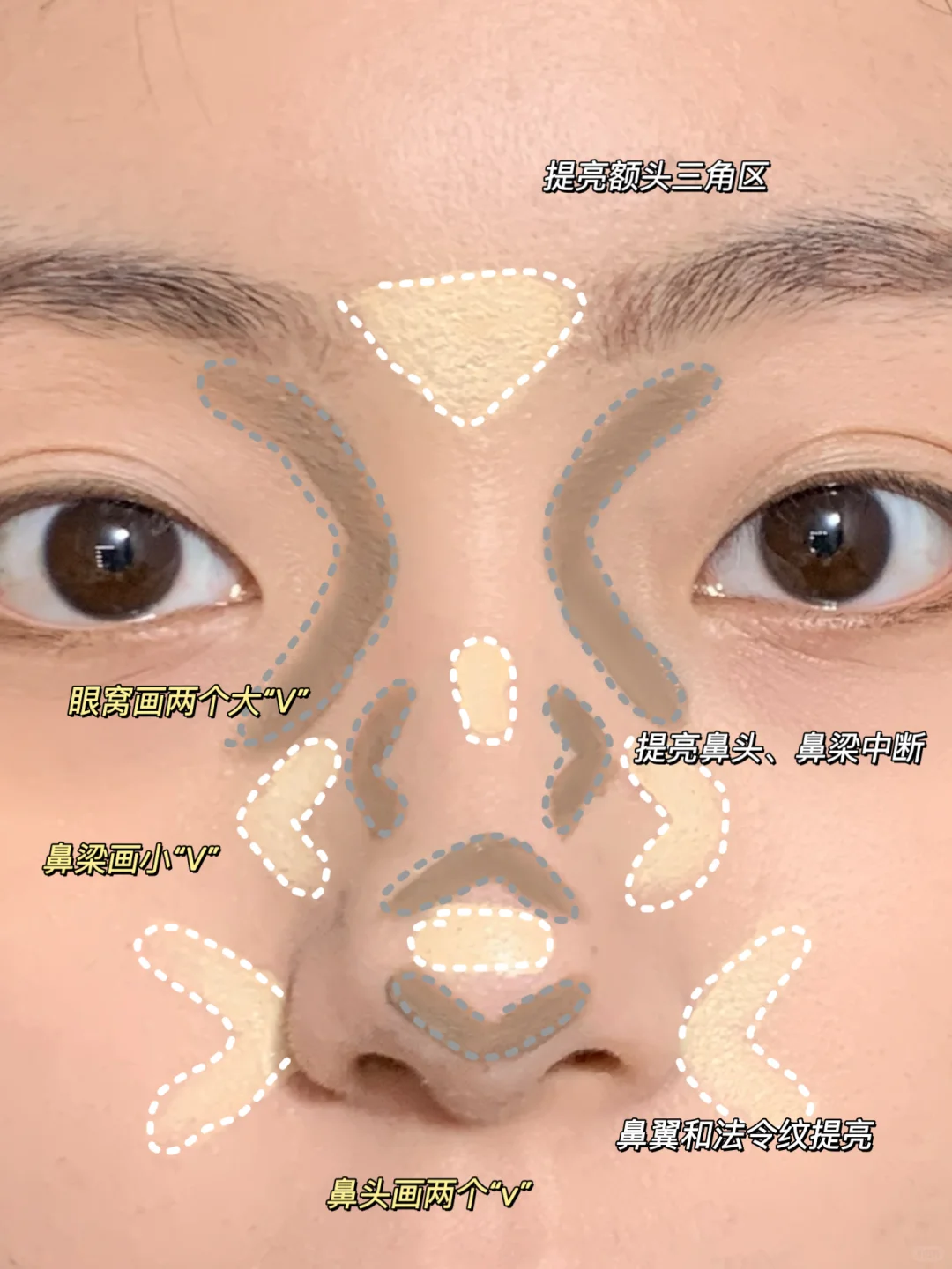 1新手学修鼻大法！傻瓜式10v修鼻技巧