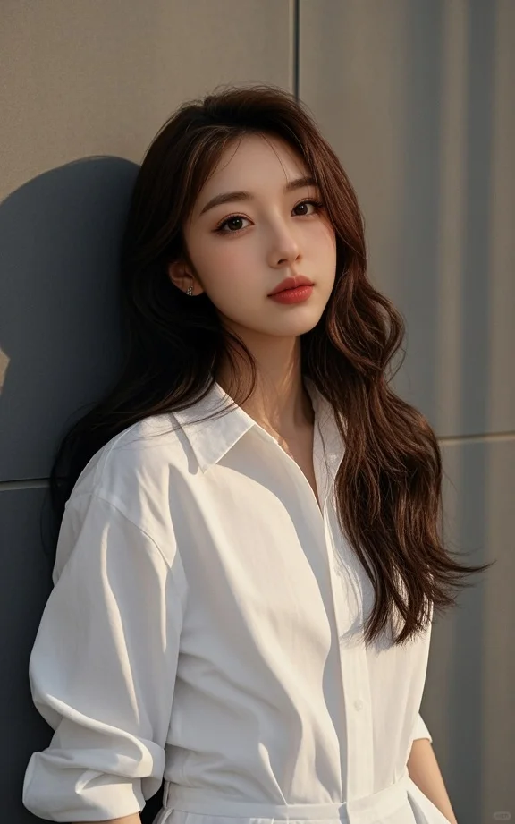 我心爱的温柔的舒展的发