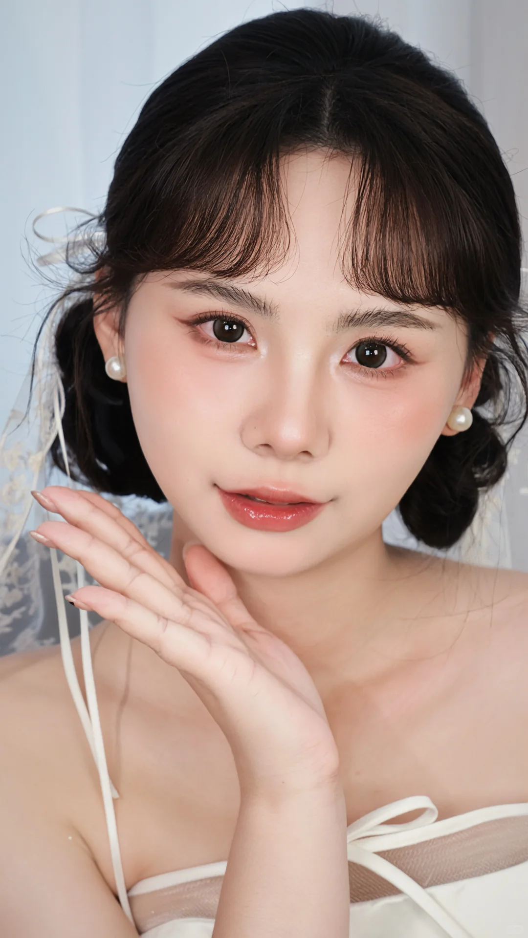 素颜和氛围感妆容的差别！