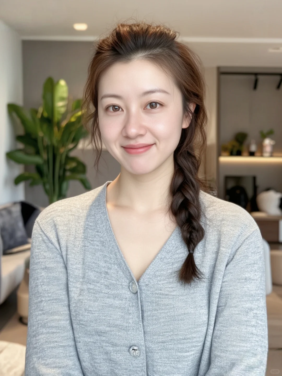 这样的素颜可以打几分吖？