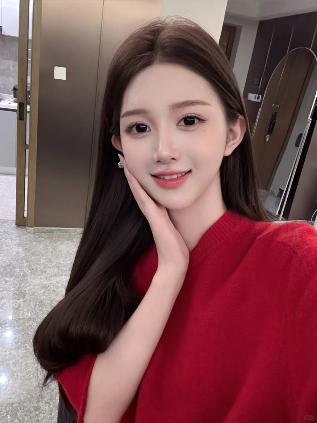 卸妆前先来个四连拍吧