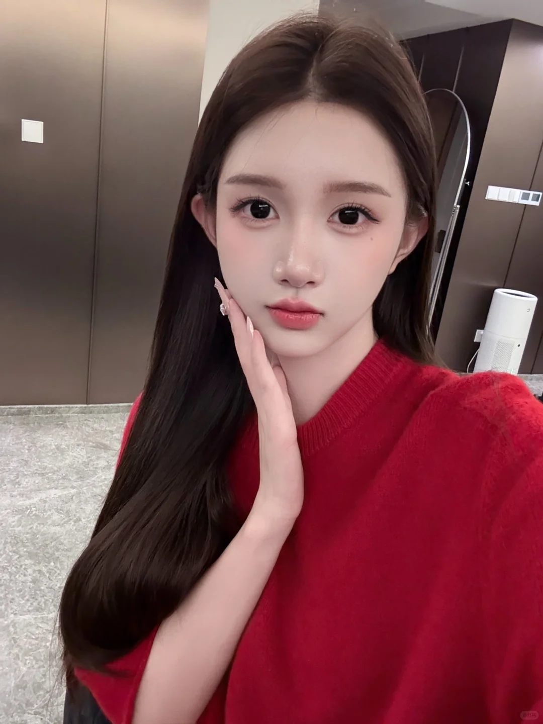 卸妆前先来个四连拍吧