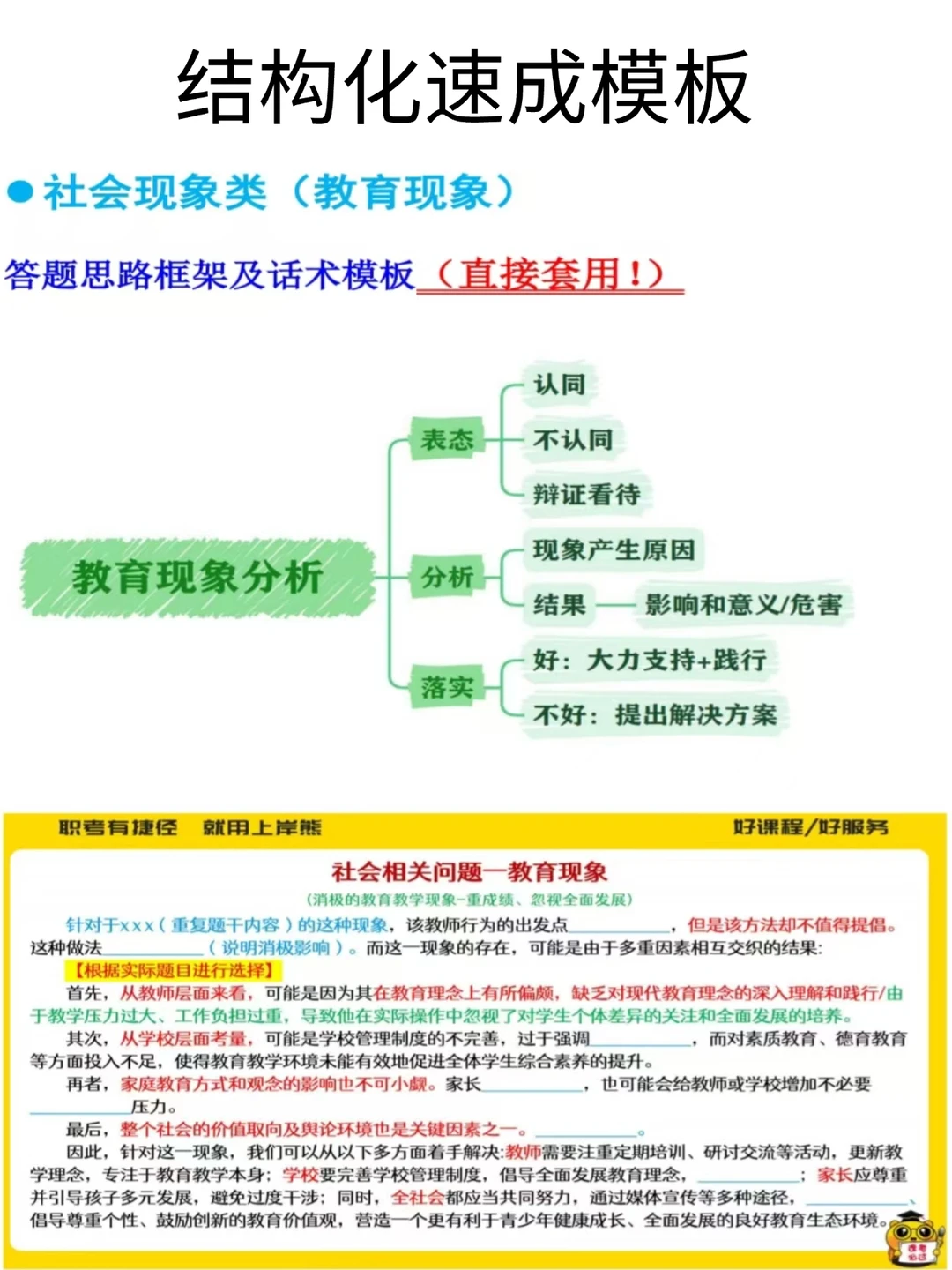 10天过教资面试(极简背诵版)