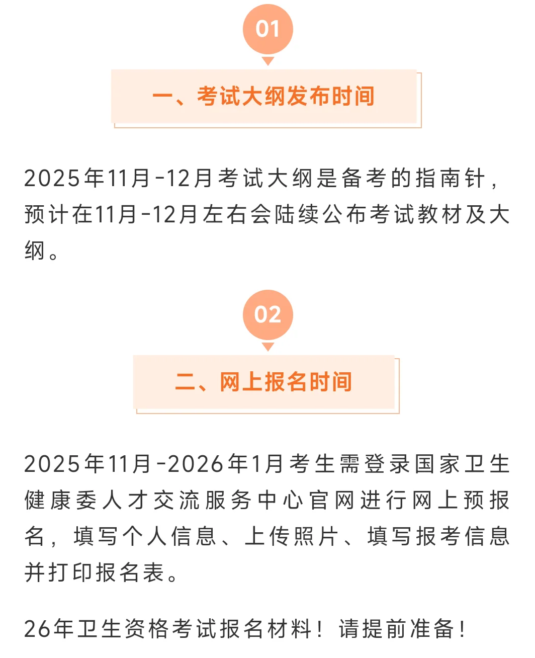 2026年卫生资格考试报名即将开始！