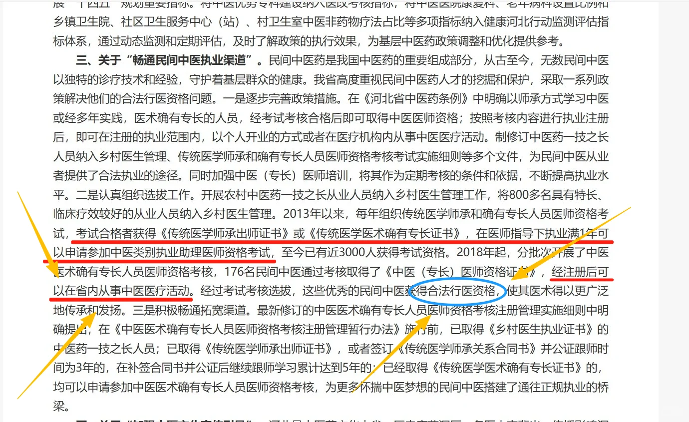 民间中医的福音 新专长-中医专长医师资格证