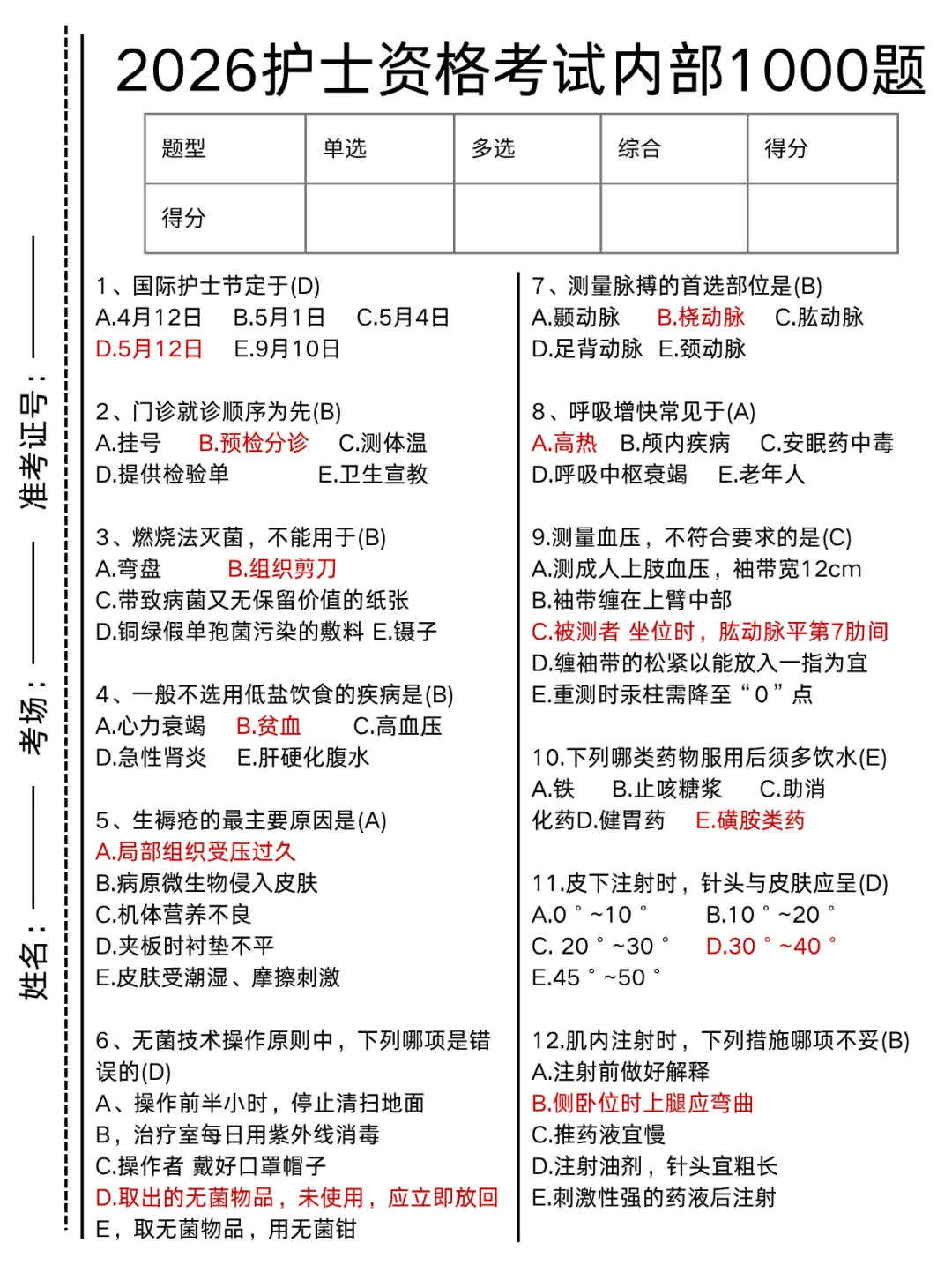 提醒一下护士资格暂停，12月报名新通知！