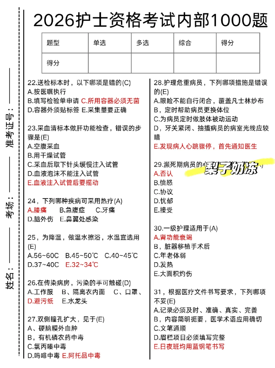 11月，护士资格第一天，开tm的始