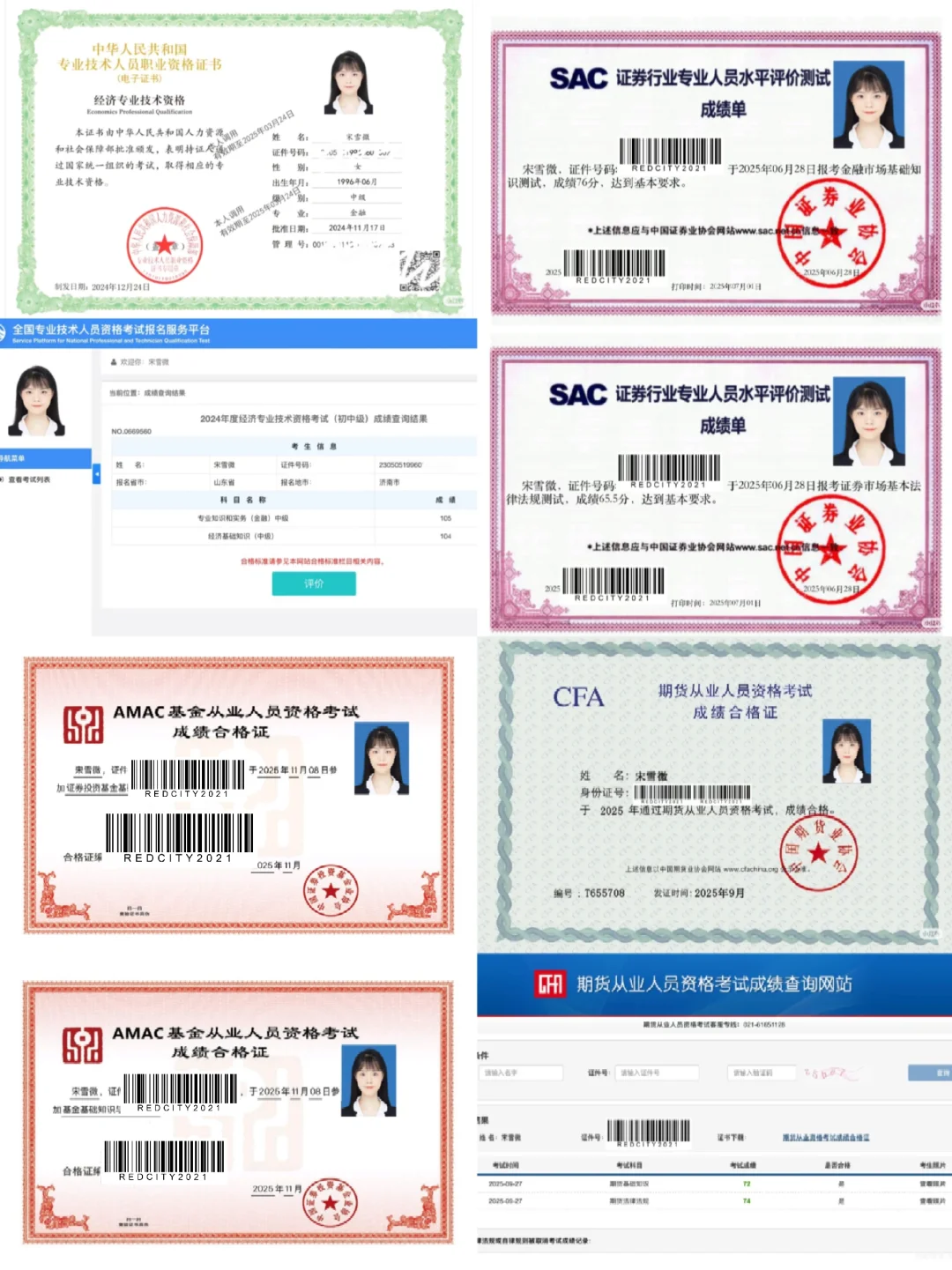 一年四证速通经验贴