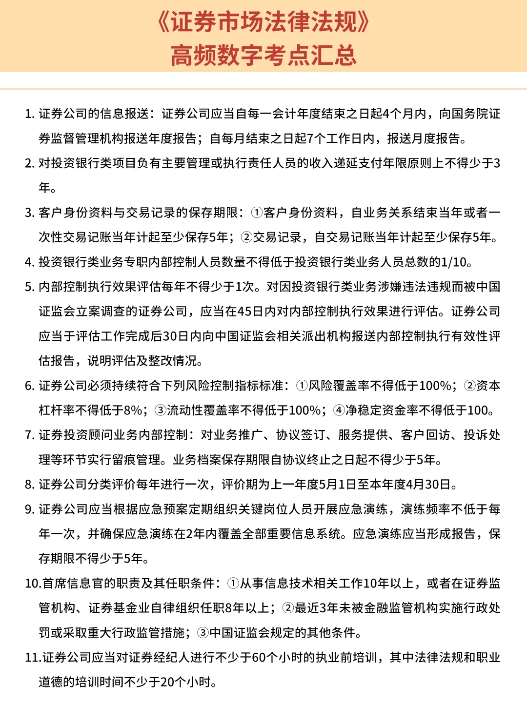 11.29证券从业，别忘了还有数字专项考点