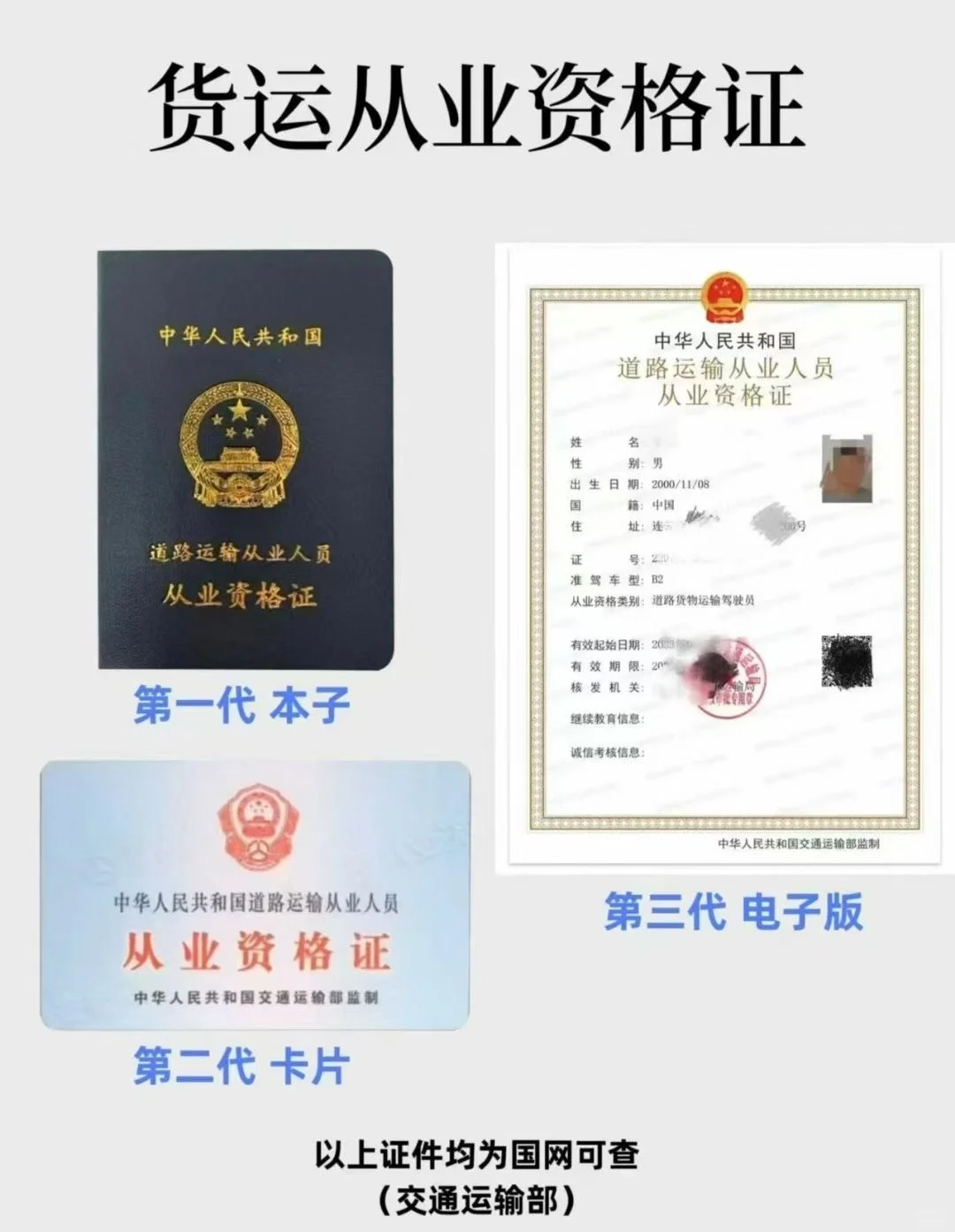 货运从业资格证