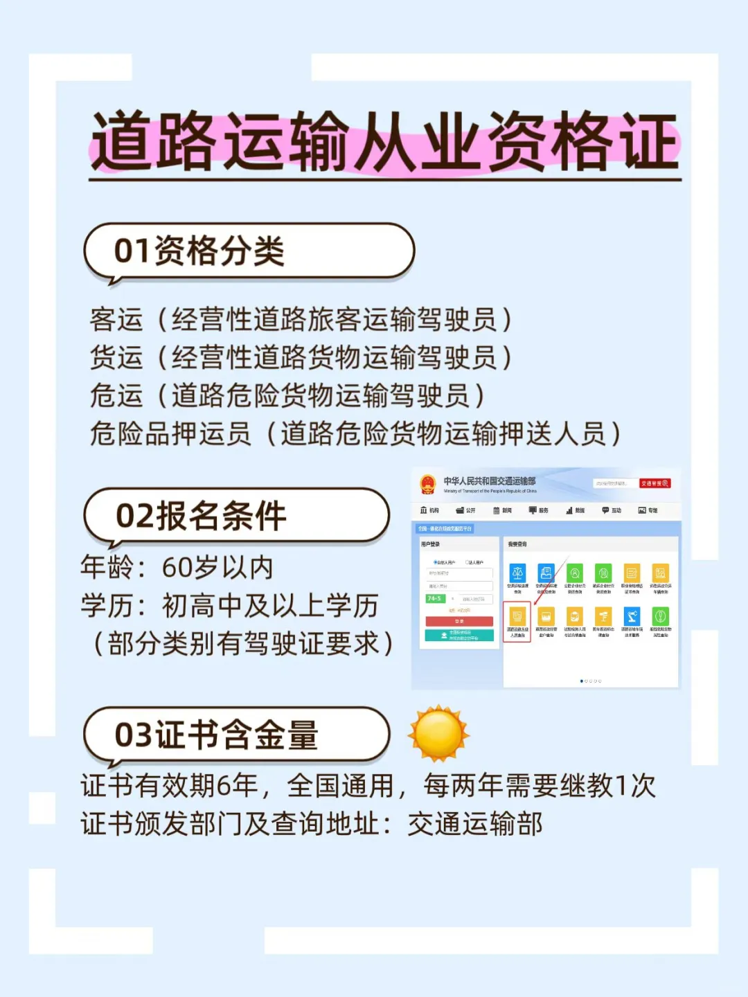 道路运输从业资格证