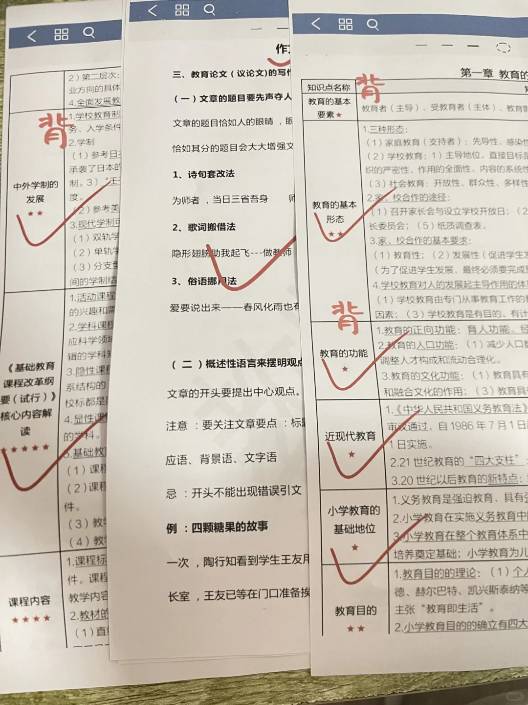 教资笔试资料已整理好