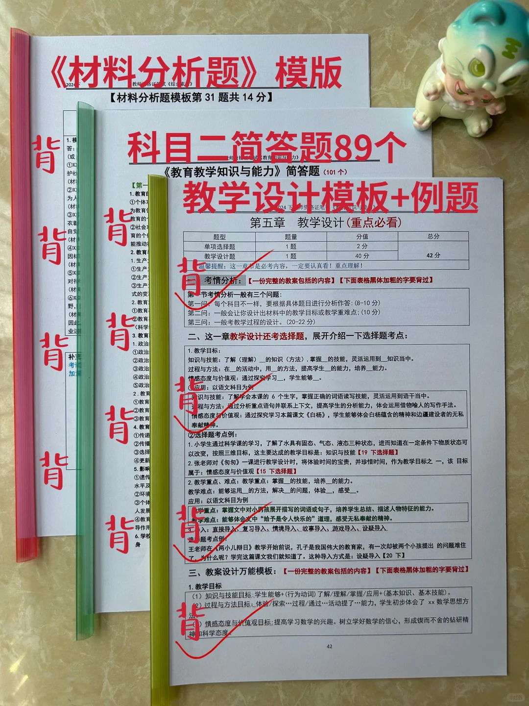 教资面试，后悔买书了😭😭😭