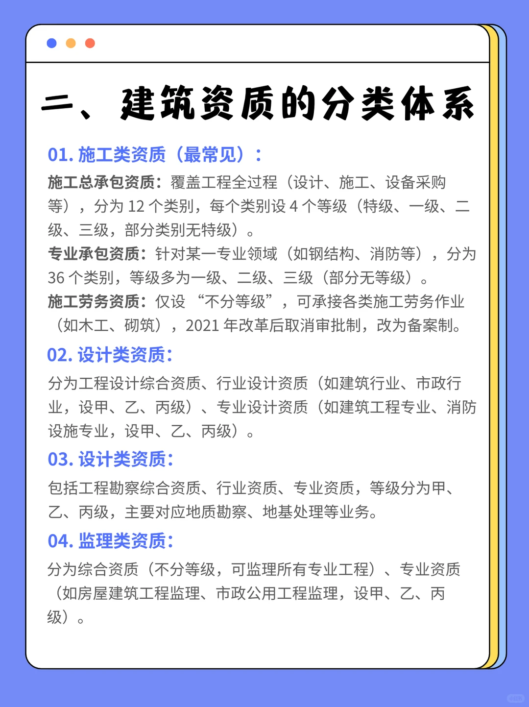 一文秒懂，建筑资质硬核干货🔥