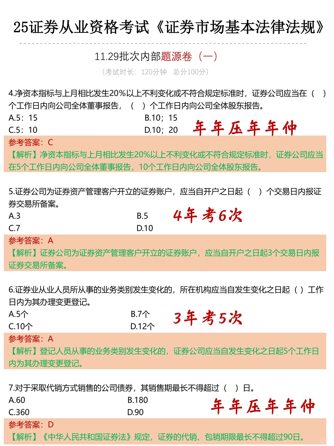 给明天去参加证券从业的提个醒，来得及！