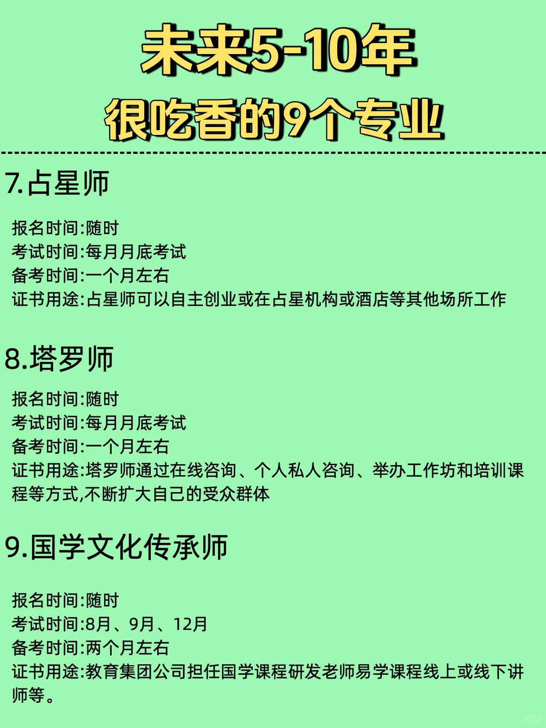 国学9证！高含金量 + 高薪，从业者必码📜